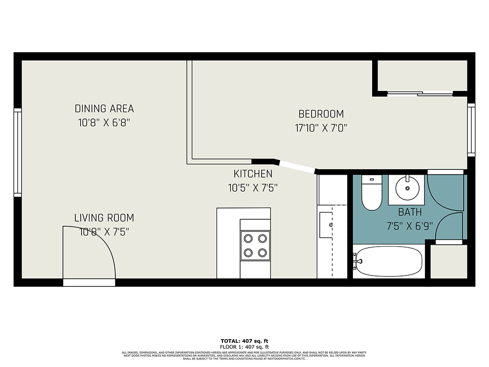 Studio Floorplan B